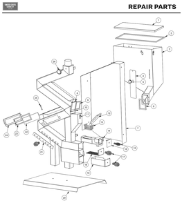 Diagram Diagram and Parts List for GW1949  US Stove Company Heating Stove